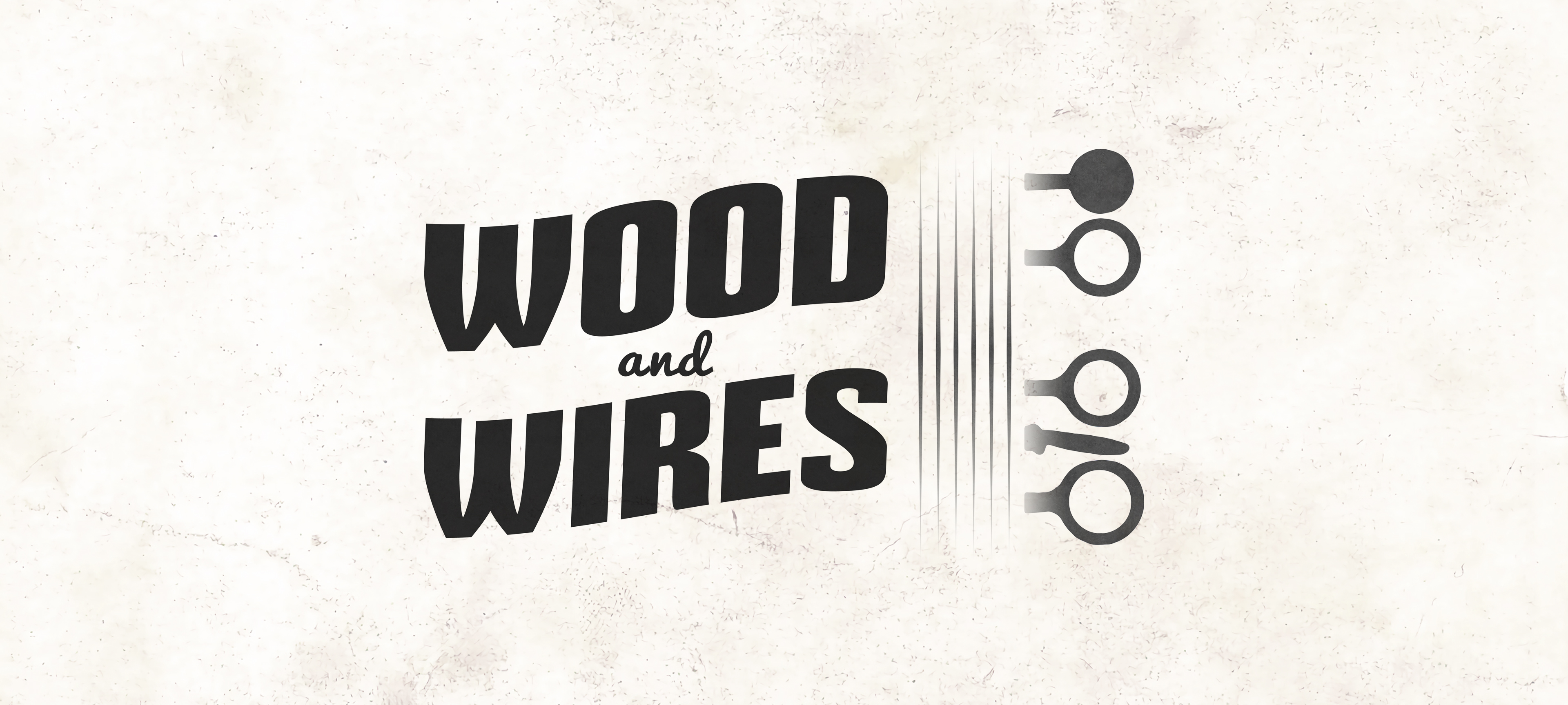wood and wires logo paper